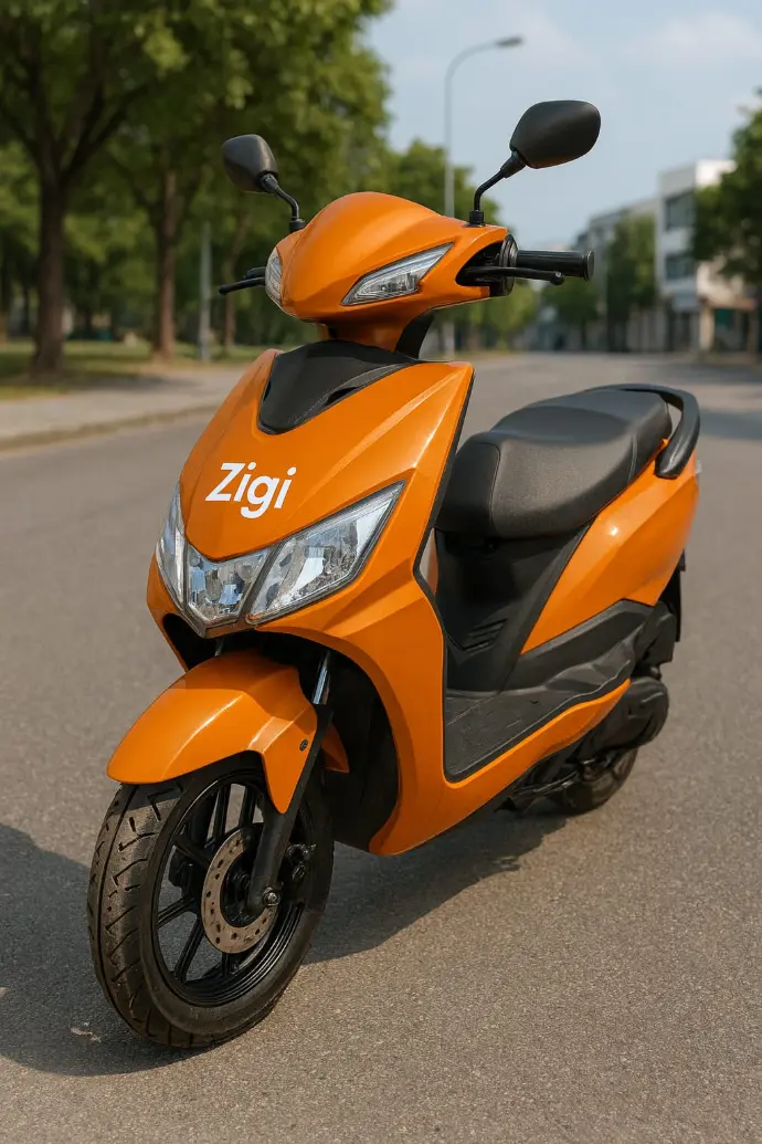 > Zigi electric scooter fleet — EV investment and management company in India